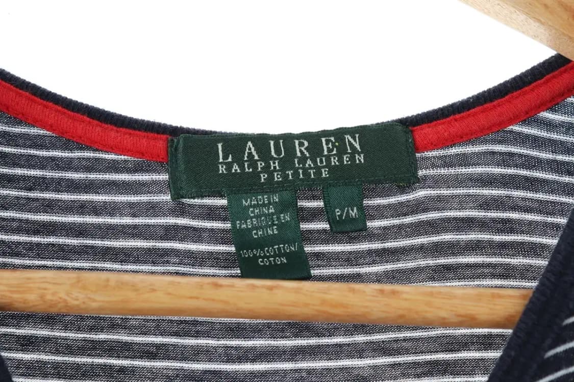 W(M) 폴로 랄프로렌 반팔 티셔츠 스트라이프 빅 프린팅-E883 상품이미지5