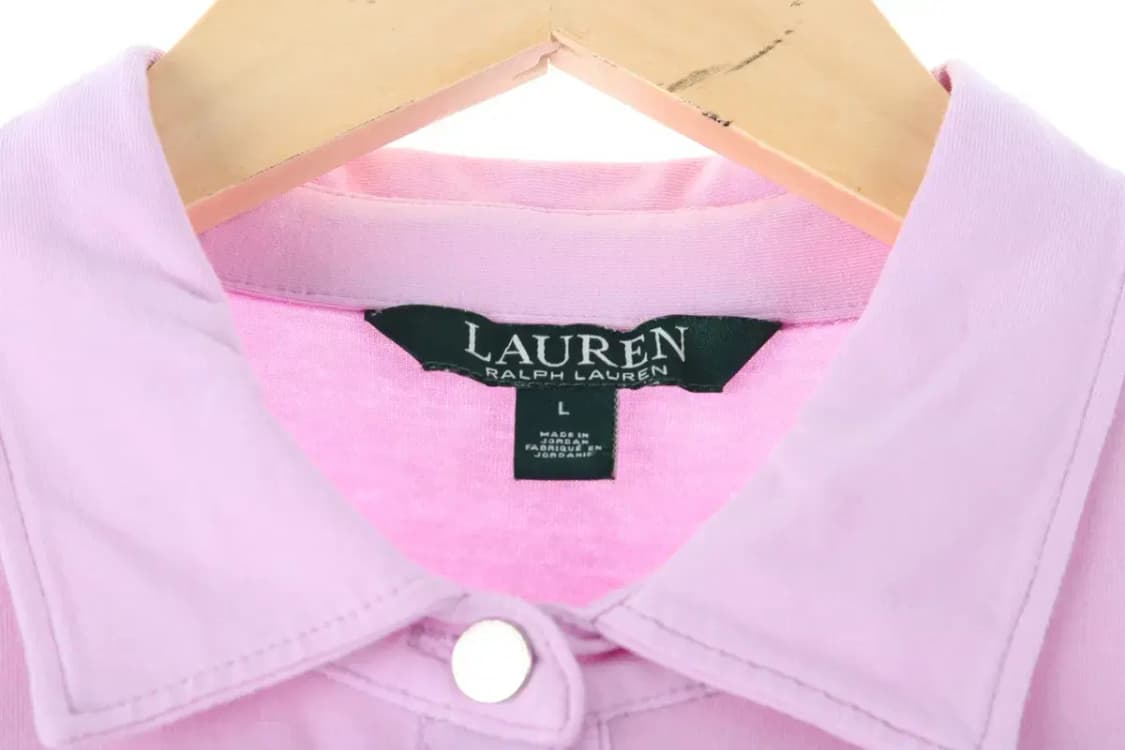 W(L) 폴로 랄프로렌 반팔 카라 티셔츠 퍼플 그라데이션-E893 상품이미지5