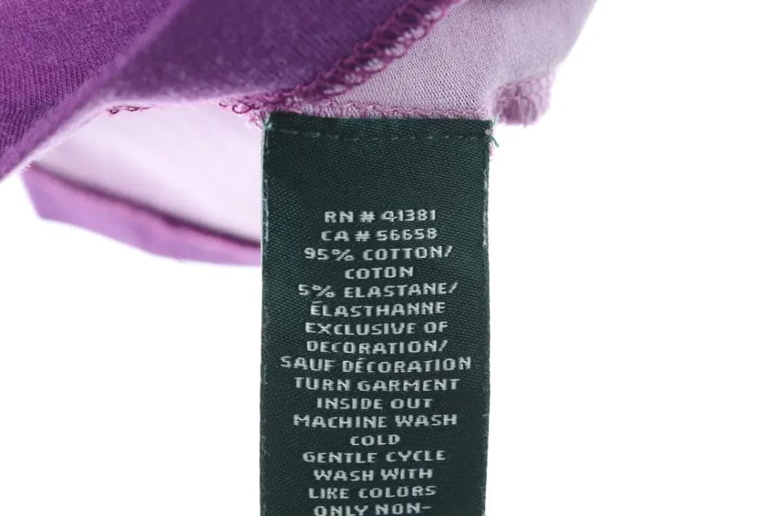 W(L) 폴로 랄프로렌 반팔 카라 티셔츠 퍼플 그라데이션-E893 상품이미지6