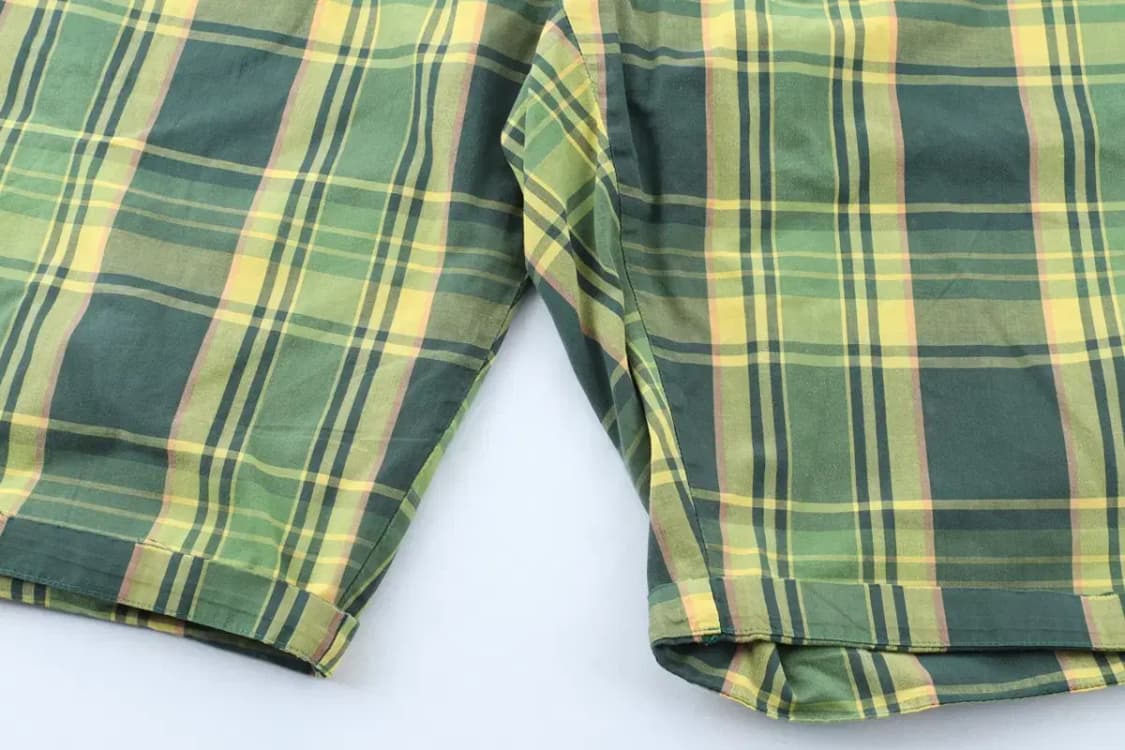 (L) 아르마니 밴딩 트레이닝복 반바지 체크 면 올드스쿨-10A6 상품이미지4