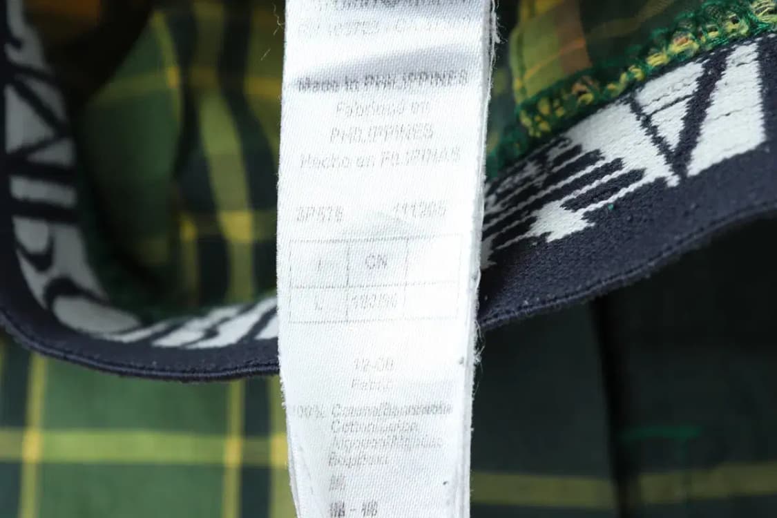 (L) 아르마니 밴딩 트레이닝복 반바지 체크 면 올드스쿨-10A6 상품이미지6