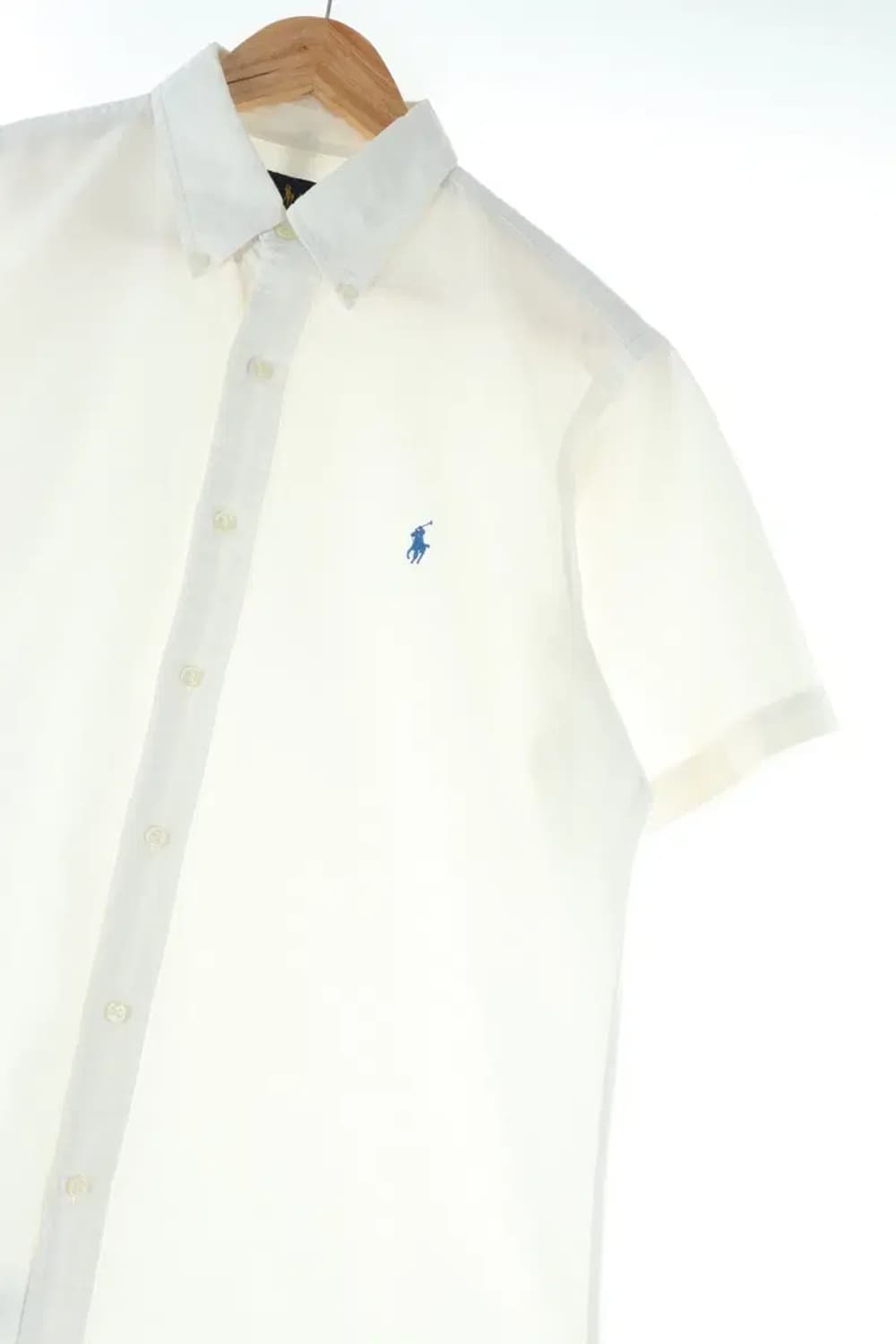 (M) 폴로 랄프로렌 반팔 카라 티셔츠 셔츠 무지 솔리드-EDD4 상품이미지1