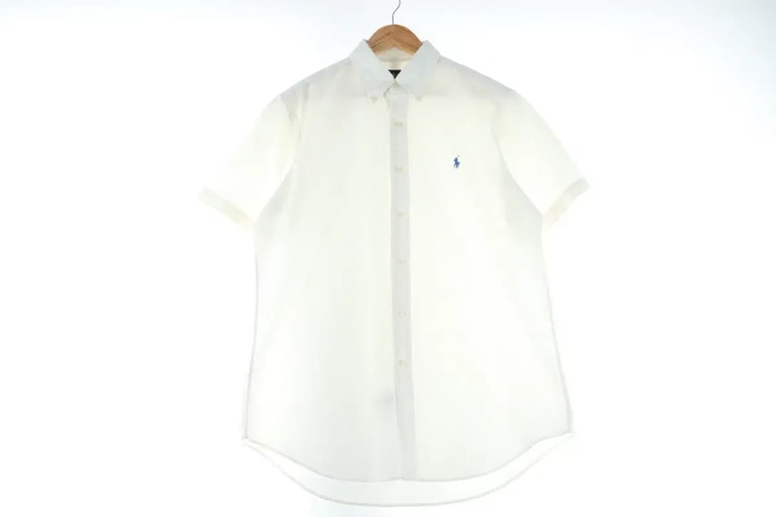 (M) 폴로 랄프로렌 반팔 카라 티셔츠 셔츠 무지 솔리드-EDD4 상품이미지2