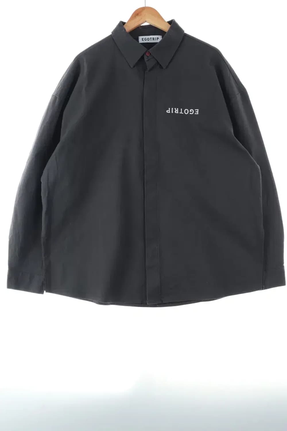 (XL) 브랜드빈티지 셔츠 남방 이염 차콜 올드스쿨 박시핏-EFF4 상품이미지1