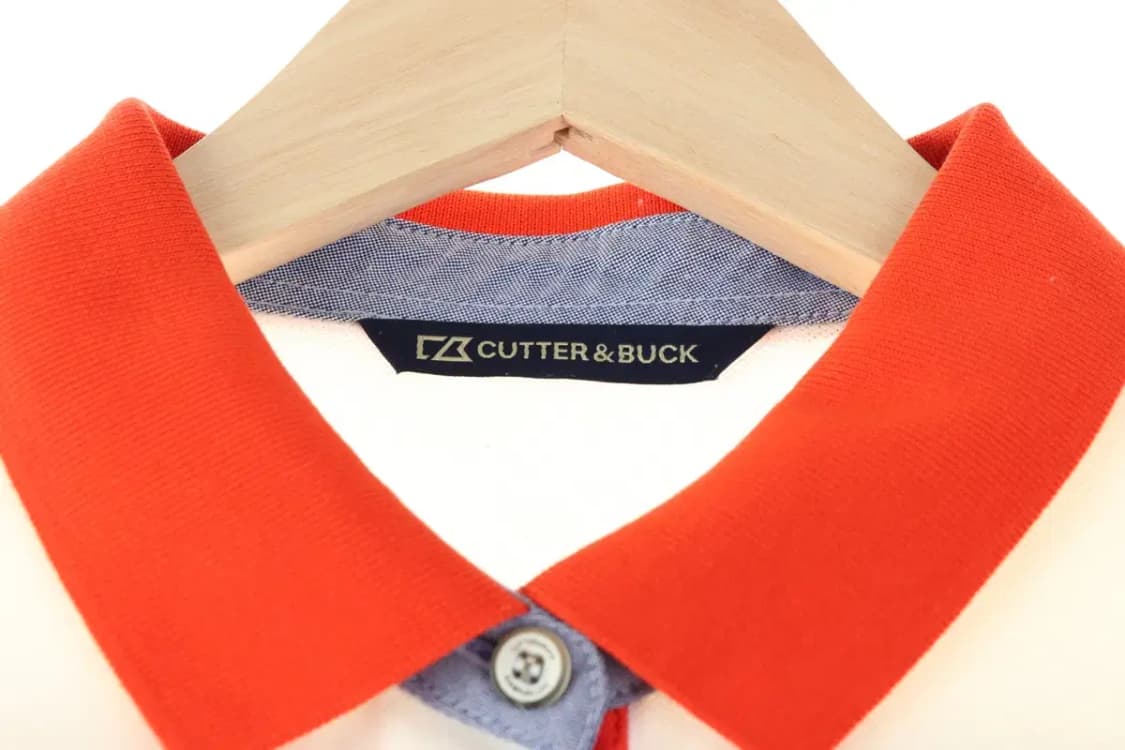 W(M) 커터앤벅 카라 긴팔티셔츠 오렌지 스트라이프 기본핏-FA1A 상품이미지5