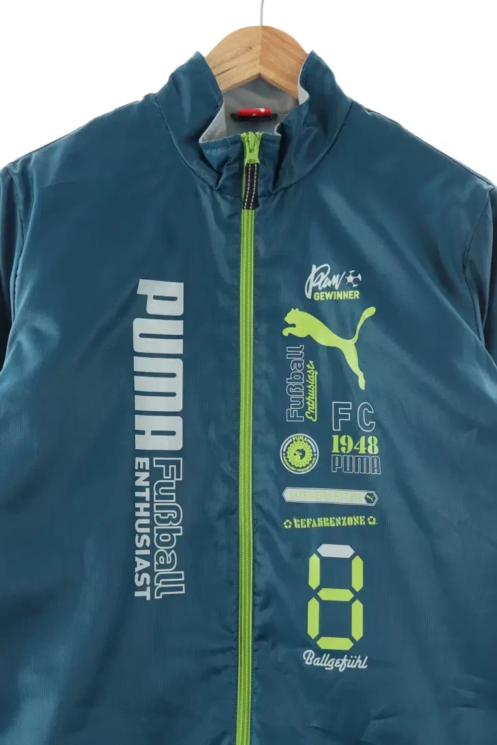 W(M) 퓨마 집업 바람막이 점퍼자켓 블루 폴리 올드스쿨-FD14 상품이미지1