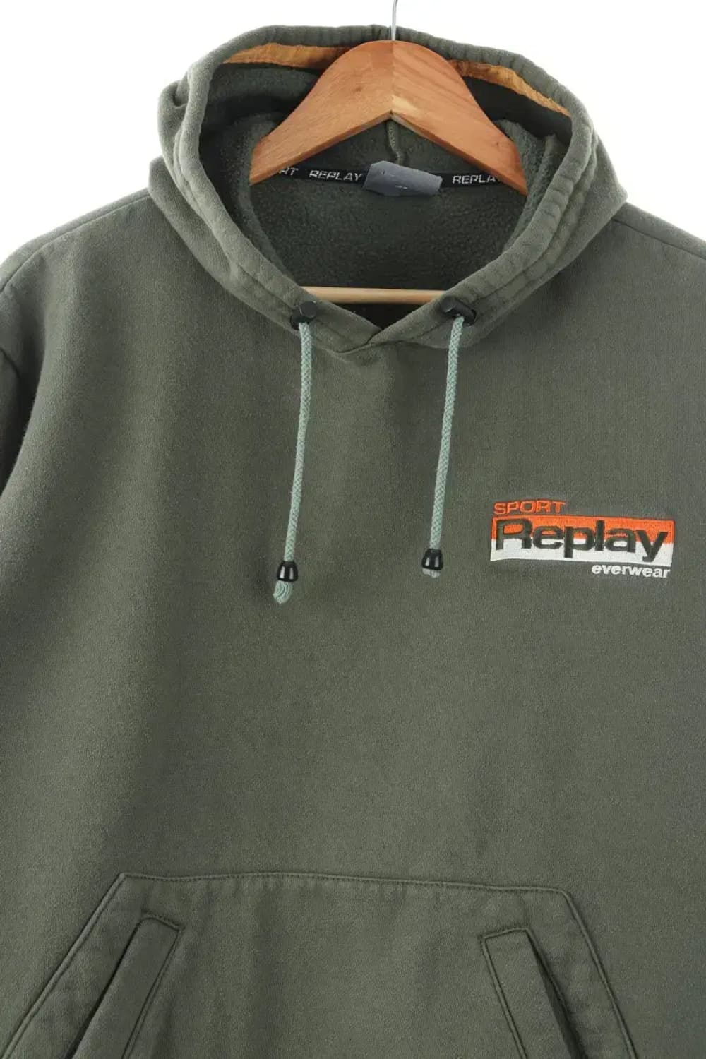 (XL) 브랜드빈티지 후드티셔츠 카키 기모 올드스쿨-FF0B 상품이미지1