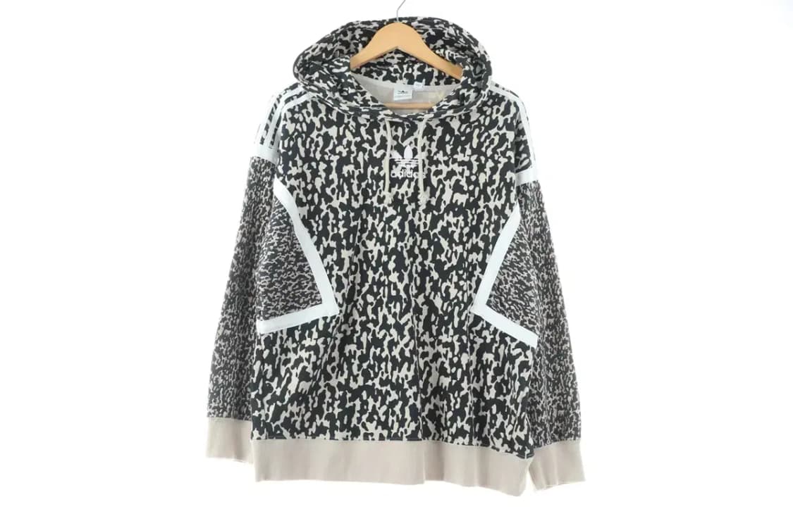 (XS) 아디다스 후드티셔츠 레오파드 올드스쿨 한정판-FF28 상품이미지2
