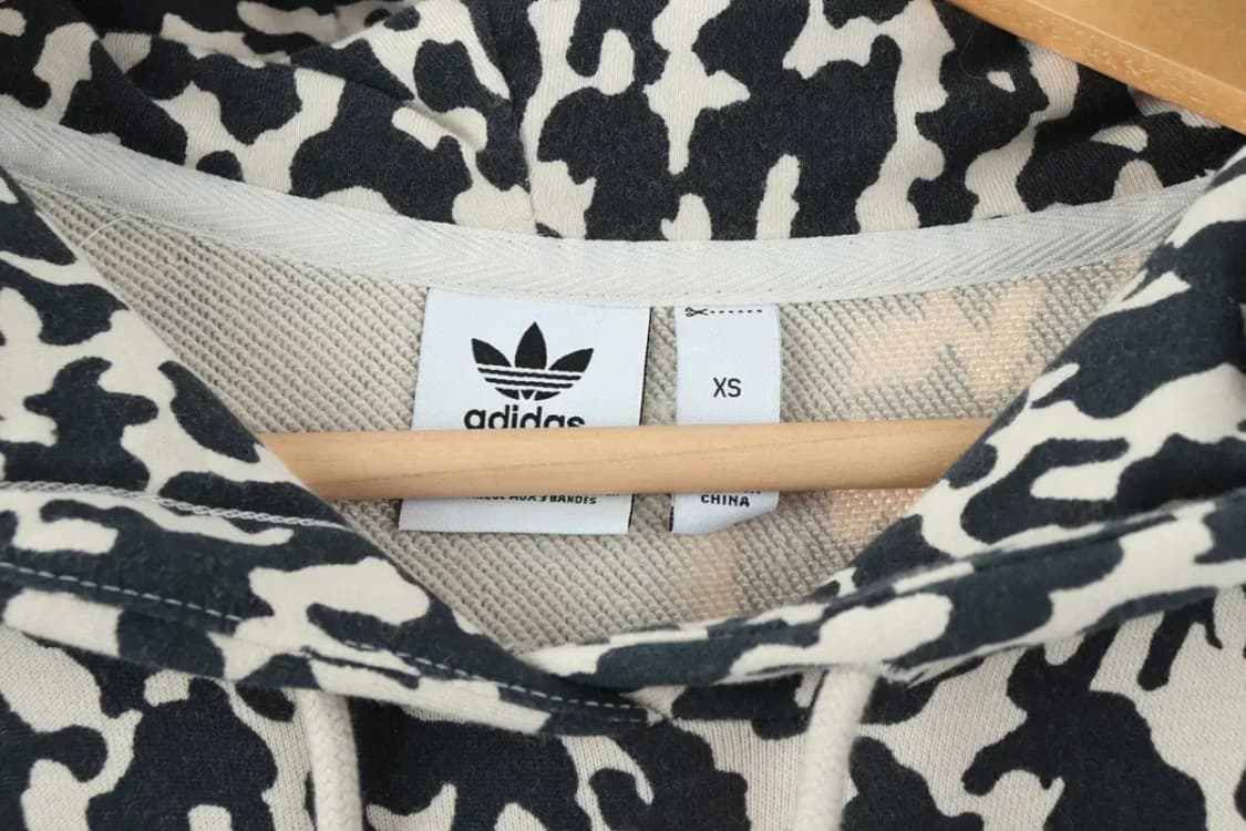 (XS) 아디다스 후드티셔츠 레오파드 올드스쿨 한정판-FF28 상품이미지5