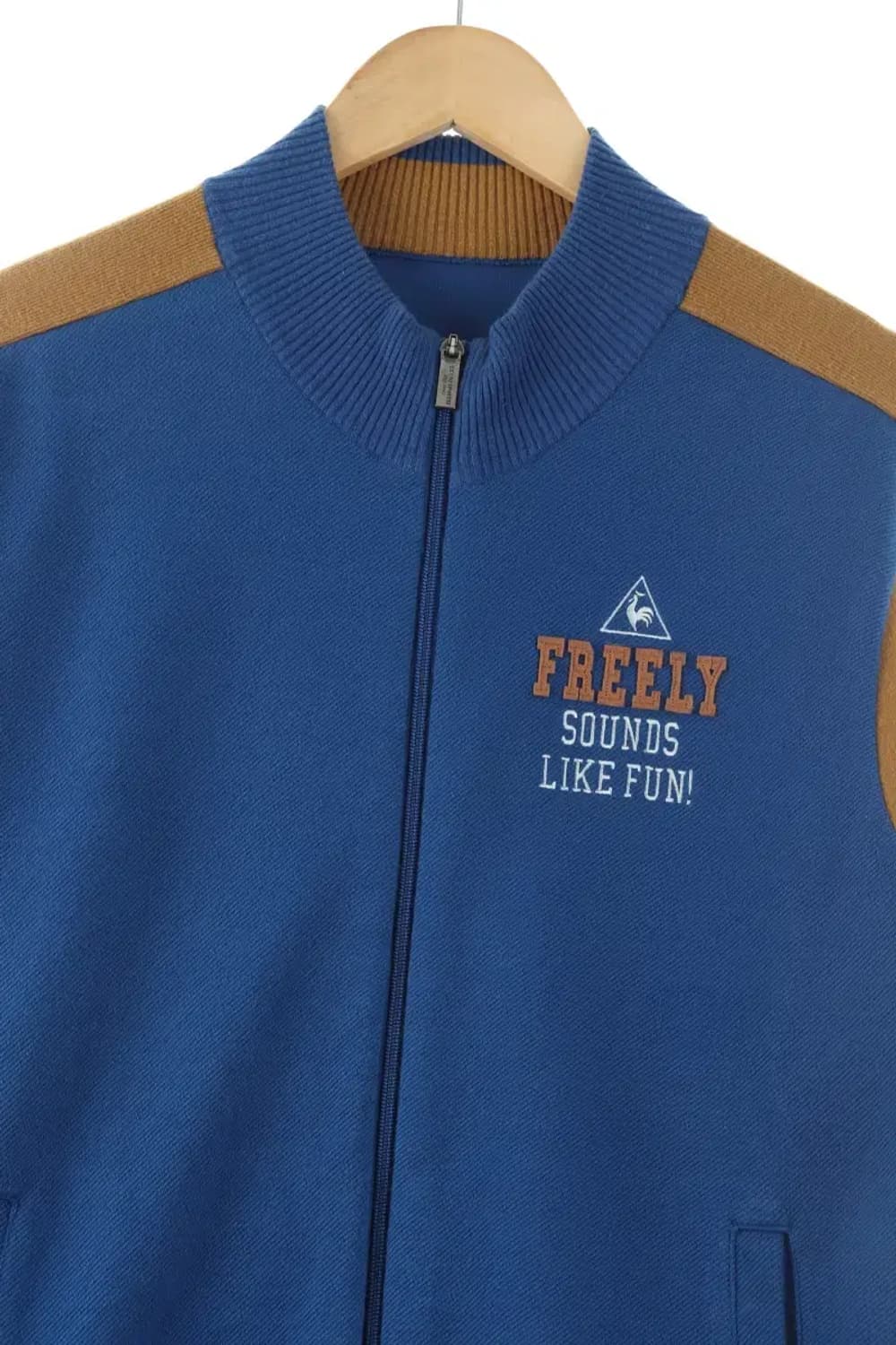 (L) 르꼬끄 니트집업 컬러믹스 올드스쿨-1016D 상품이미지1