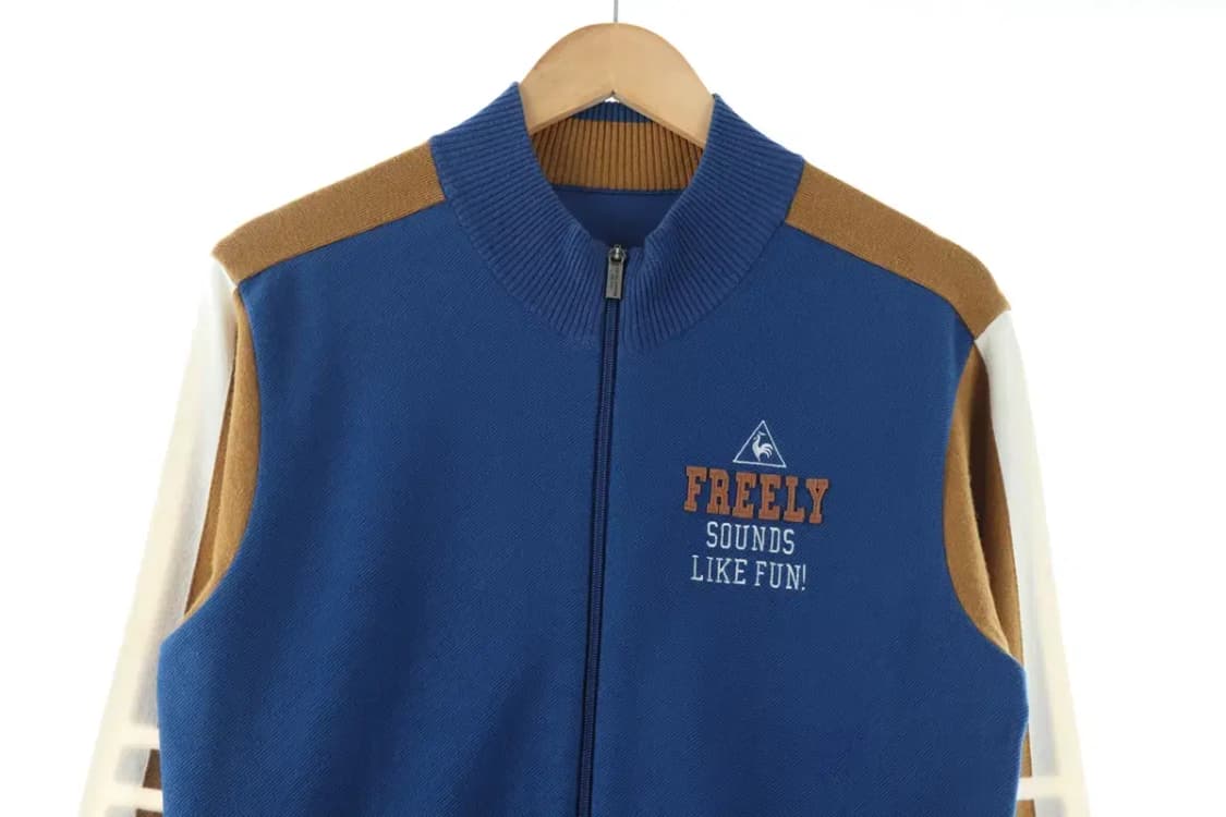 (L) 르꼬끄 니트집업 컬러믹스 올드스쿨-1016D 상품이미지3