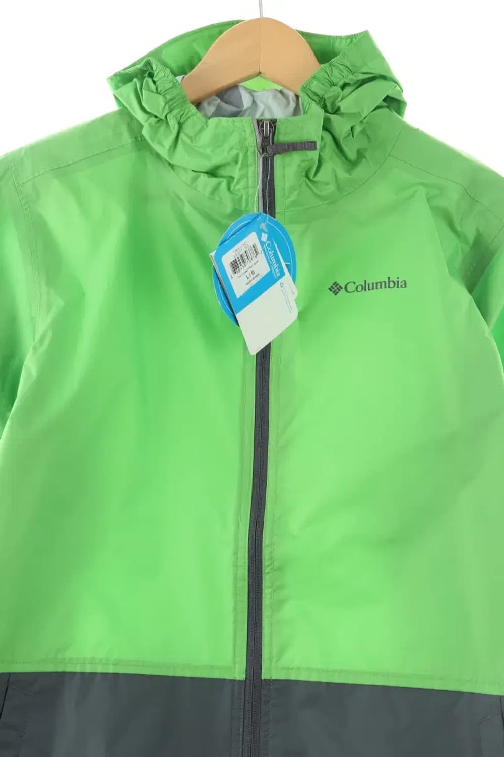 W(L) 컬럼비아 집업 바람막이 점퍼자켓 새상품 그린 한정판-102CE 상품이미지1