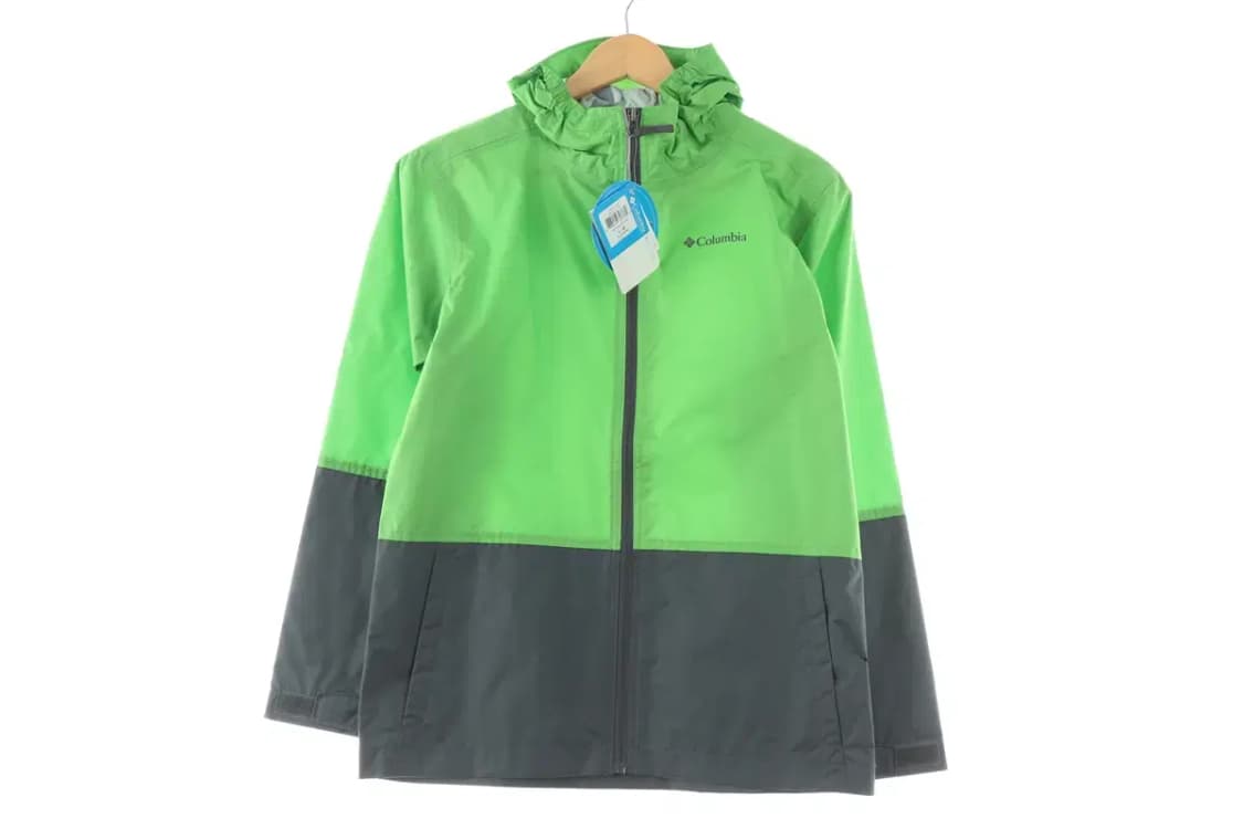 W(L) 컬럼비아 집업 바람막이 점퍼자켓 새상품 그린 한정판-102CE 상품이미지2