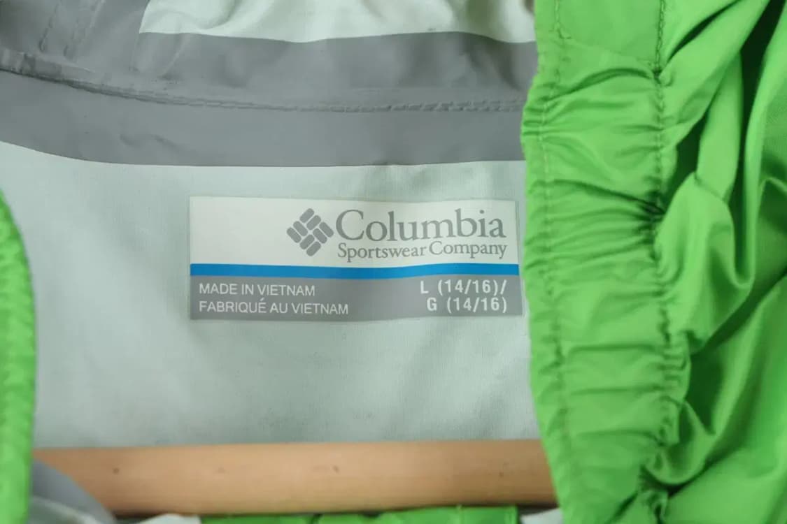 W(L) 컬럼비아 집업 바람막이 점퍼자켓 새상품 그린 한정판-102CE 상품이미지5