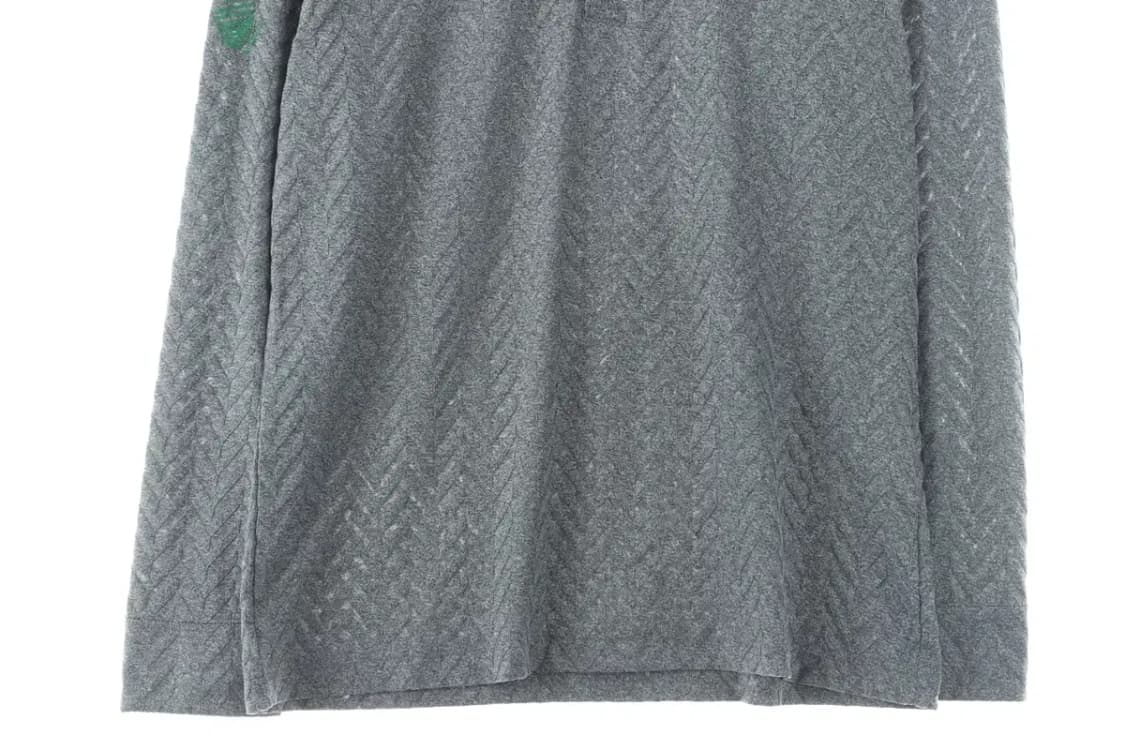 (M) 와이드앵글 카라 긴팔티셔츠 그레이 골프 한정판-10461 상품이미지4