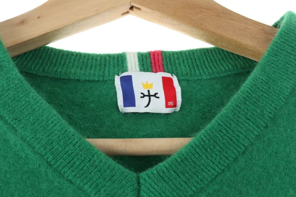 W(M) 까스텔바작 니트 그린 골프 캐시미어-10B38 상품이미지5