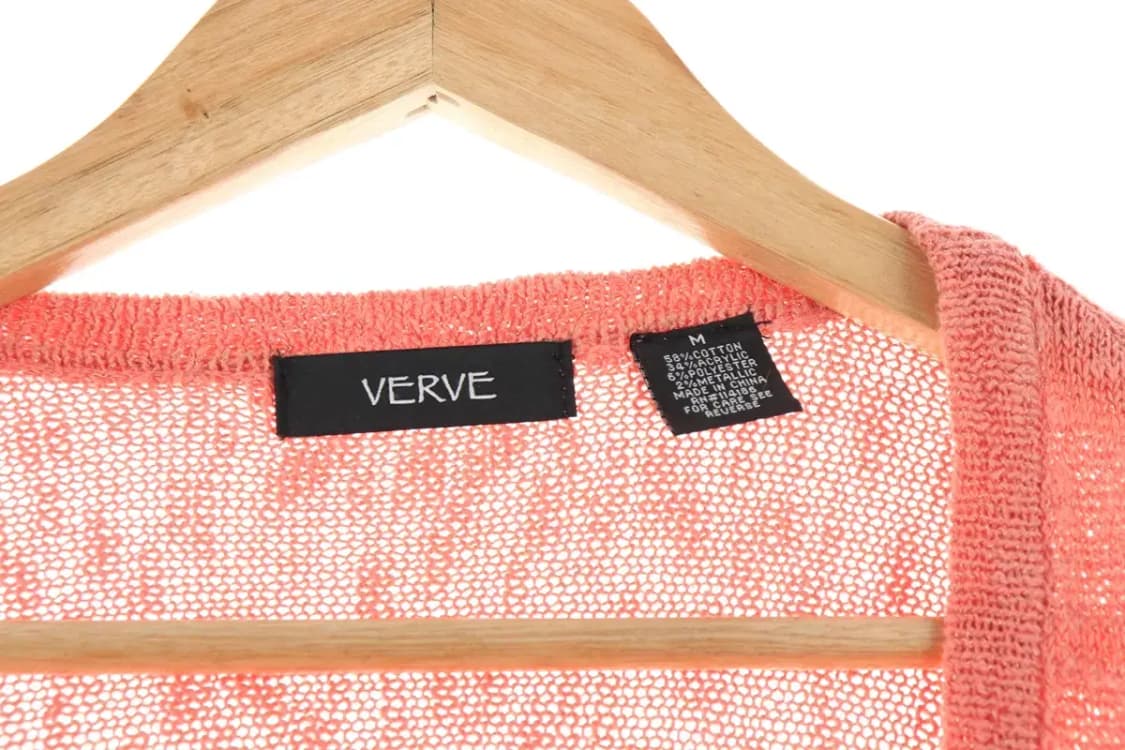 (M) 브랜드빈티지 니트집업 핑크 올드스쿨 가디건-10BDC 상품이미지5