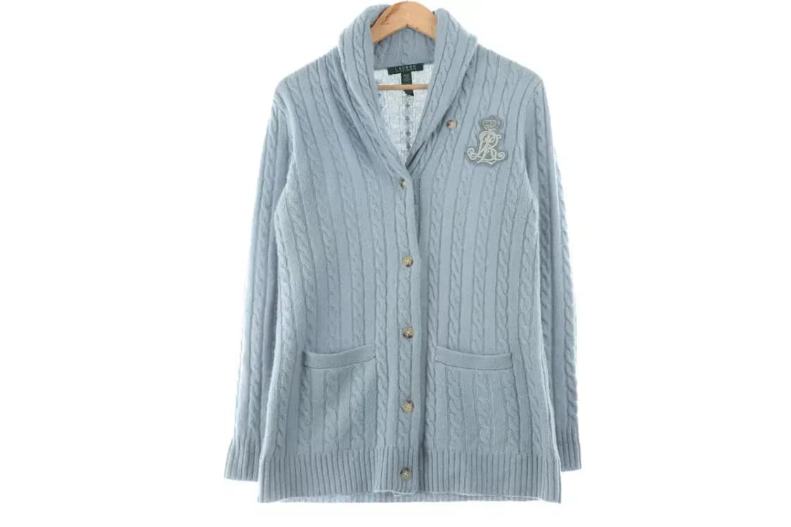 W(M) 폴로 랄프로렌 니트집업 연블루 케이블 가디건-10C69 상품이미지2