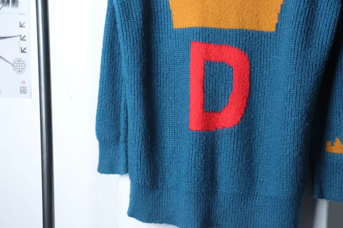 W(S) 브랜드빈티지 니트 쥬시쥬디 블루 울-1184A 상품이미지4