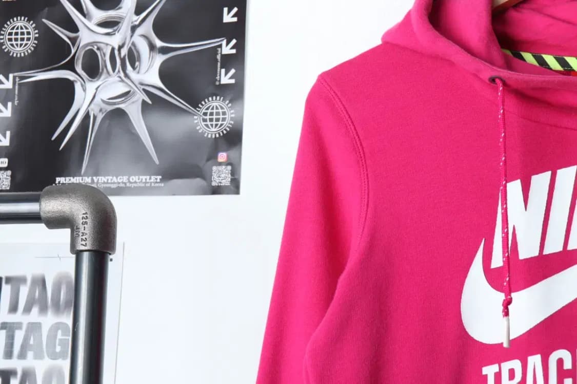 W(M) 나이키 후드티셔츠 핑크 테크팩 빅로고-11ED2 상품이미지3
