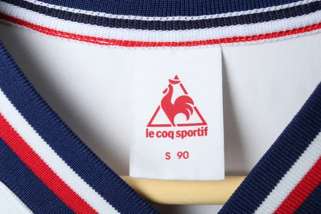 (S) 르꼬끄 맨투맨 티셔츠 작은오염 화이트 빅로고-120CE 상품이미지5