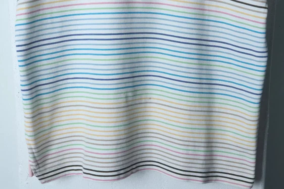 (M-L) 타미힐피거 반팔 카라 티셔츠 작은오염 스트라이프-12D01 상품이미지4