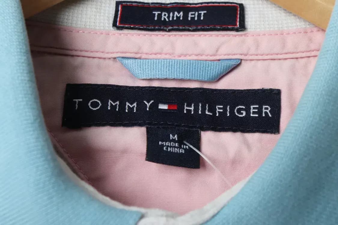 (M-L) 타미힐피거 반팔 카라 티셔츠 작은오염 스트라이프-12D01 상품이미지7