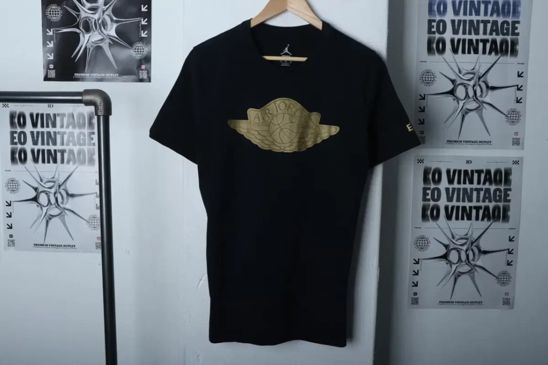 (M) 조던 반팔 티셔츠 빅로고 블랙 한정판-12E23 상품이미지2