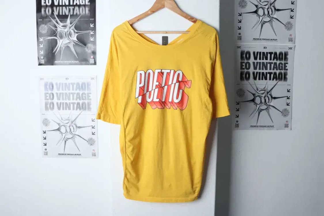 W(S) 브랜드빈티지 반팔 티셔츠 쥬시주디 노랑 한정판-132E8 상품이미지2