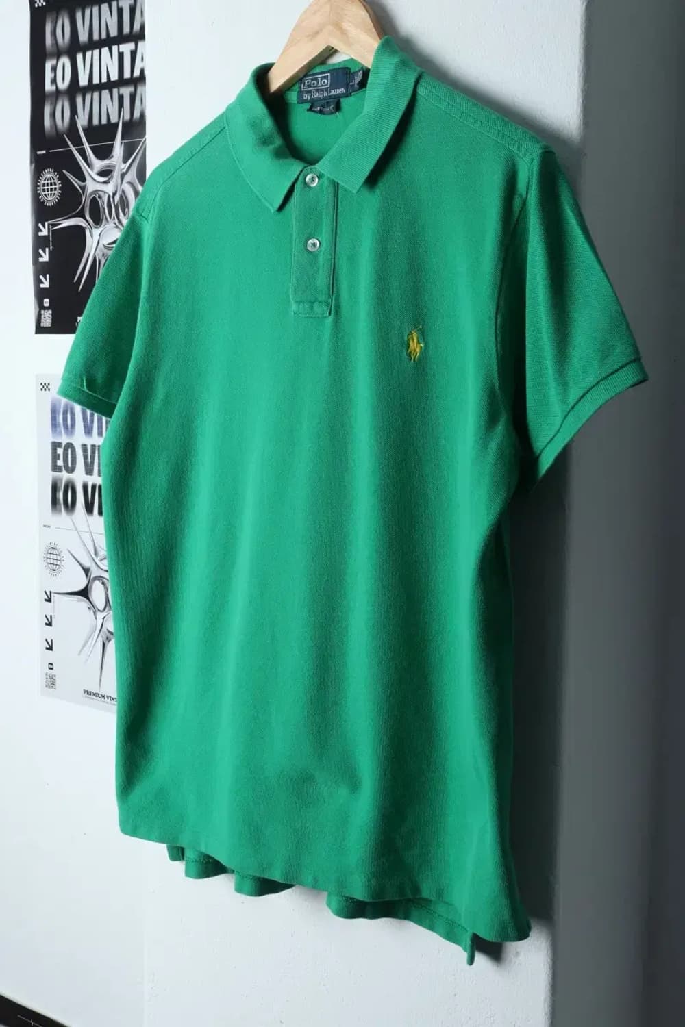 (L-XL) 폴로 랄프로렌 반팔 카라 티셔츠 그린 포니-133A9 상품이미지1