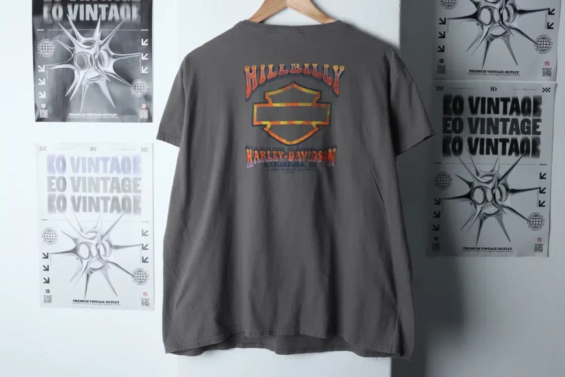 (2XL) 할리데이비슨 반팔 티셔츠 빅사이즈 ' 로고-13414 상품이미지5