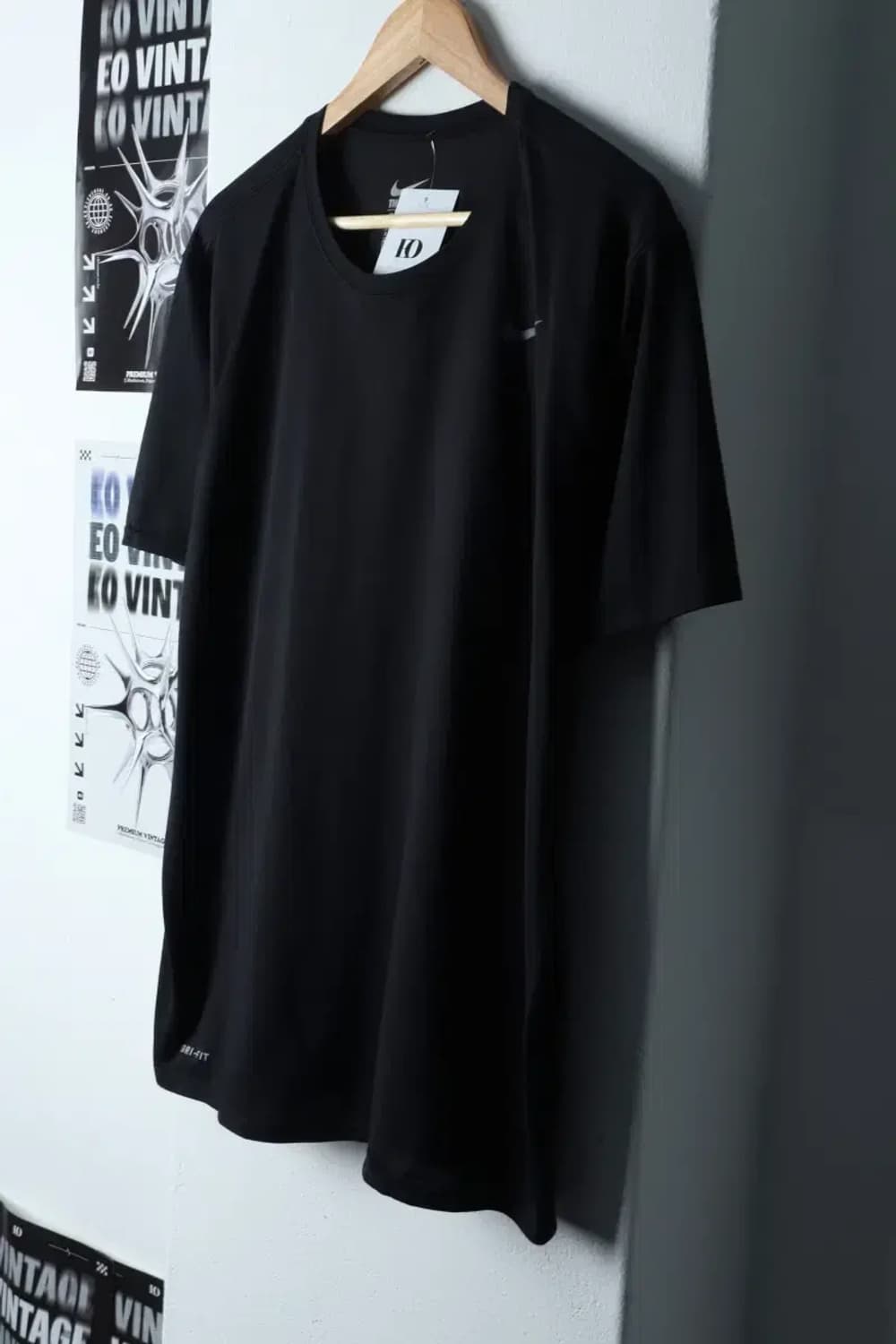 (XL) 나이키 반팔 티셔츠 기능성 블랙 올드스쿨-13433 상품이미지1