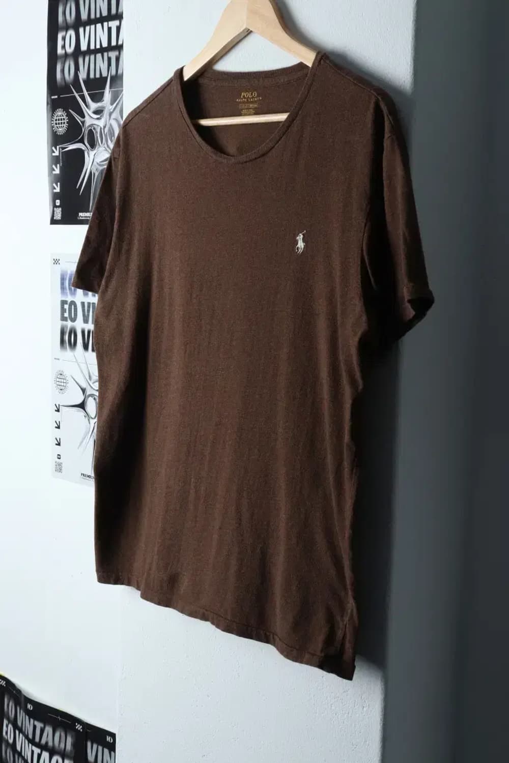 (L-XL) 폴로 랄프로렌 반팔 티셔츠 브라운 포니 올드스쿨-13439 상품이미지1