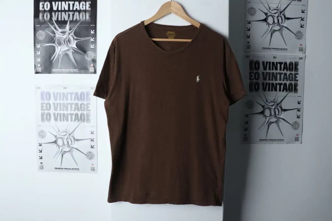 (L-XL) 폴로 랄프로렌 반팔 티셔츠 브라운 포니 올드스쿨-13439 상품이미지2