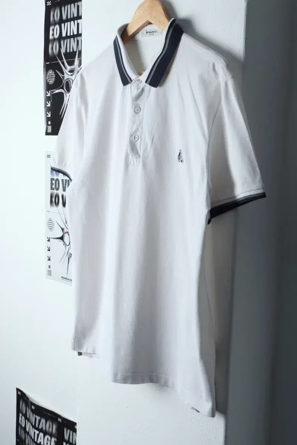 (3XL) 빈폴 반팔 카라 티셔츠 빅사이즈 화이트-134C2 상품이미지1