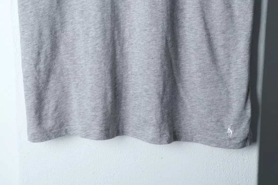 (L-XL) 폴로 랄프로렌 반팔 티셔츠 브이넥 그레이 포니-134D5 상품이미지4