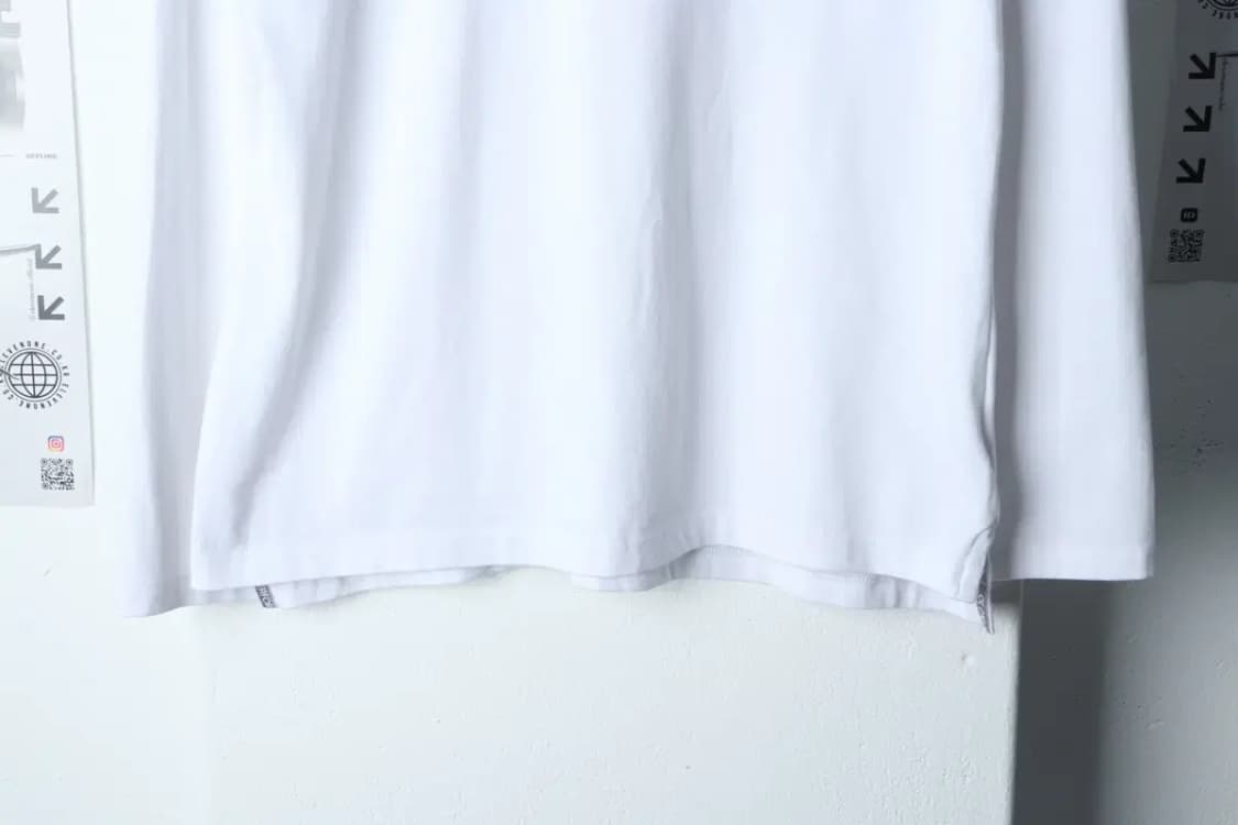 (L) 캘빈클라인 긴팔티셔츠 로고 화이트-134FC 상품이미지4