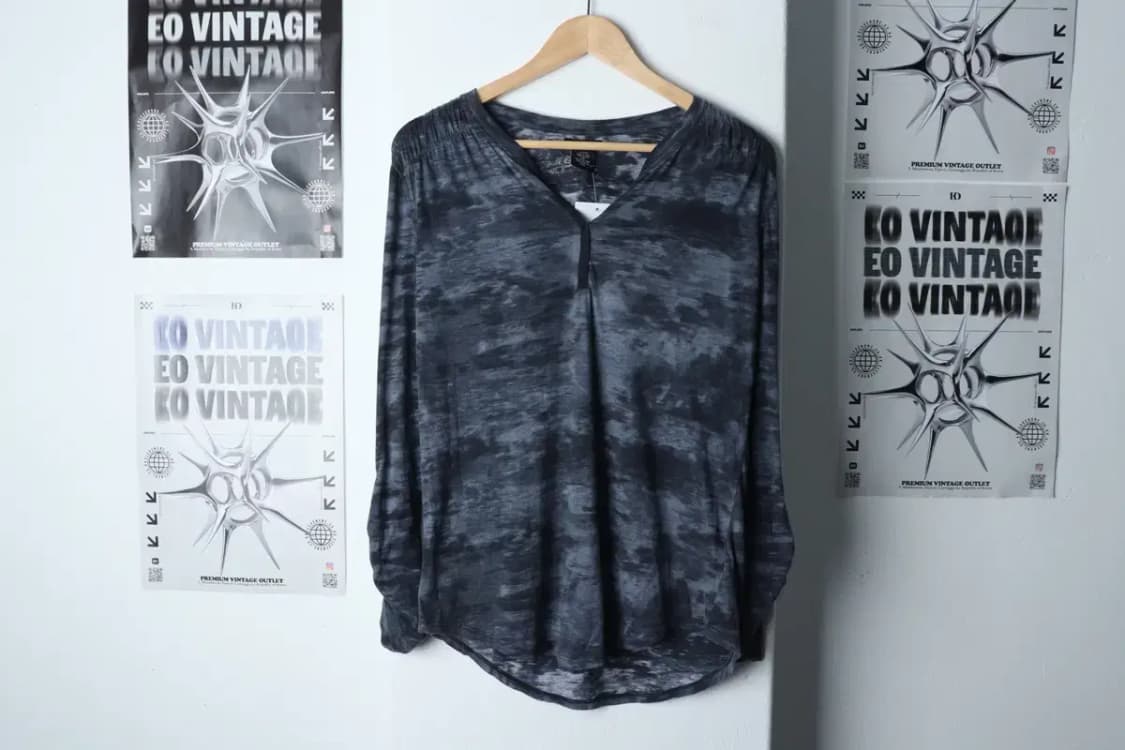 W(S) 캘빈클라인 긴팔티셔츠 패턴 그레이 한정판-134FF 상품이미지2