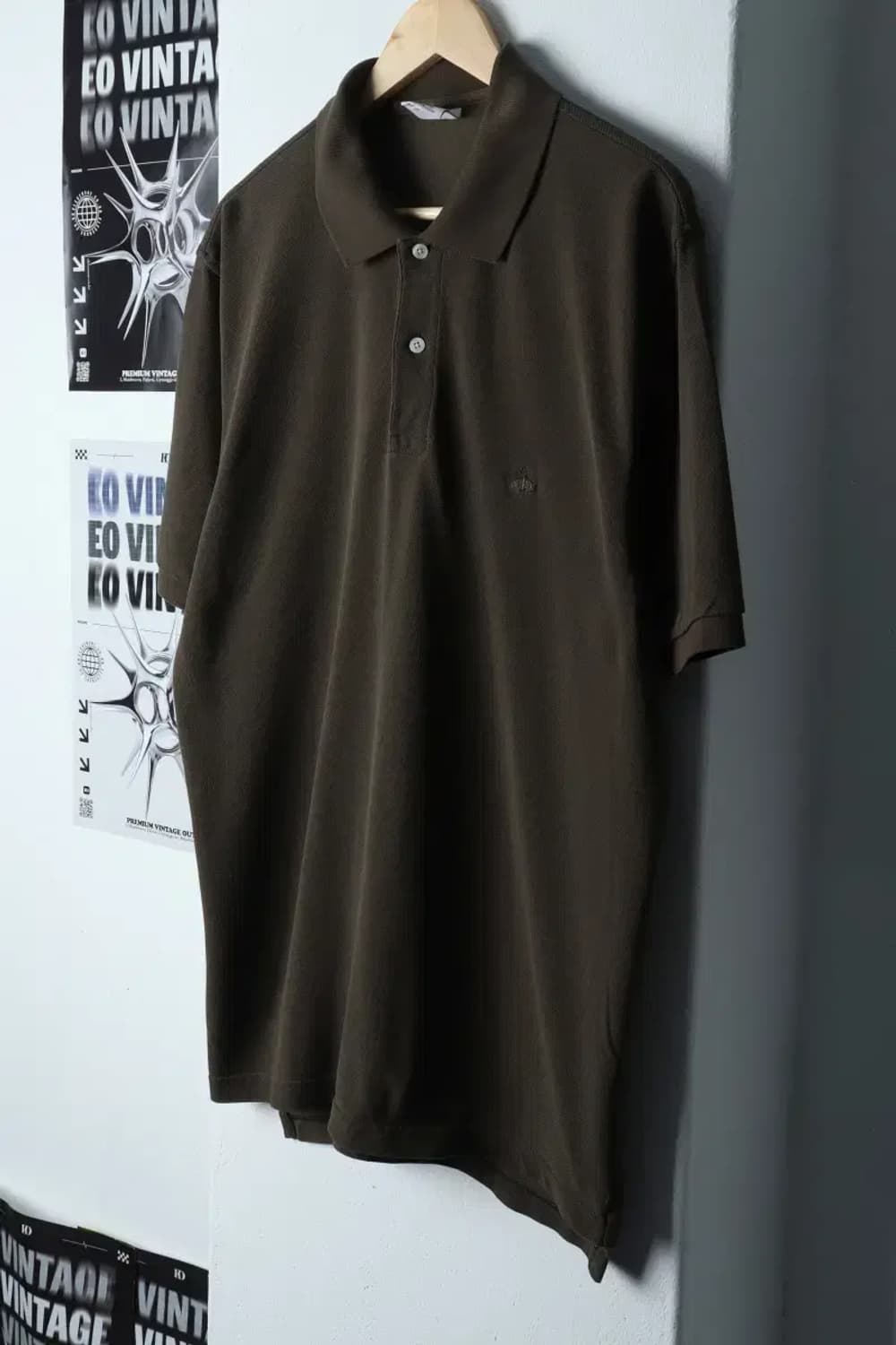 (L-XL) 브룩스브라더스 반팔 카라 티셔츠 카키 한정판-13567 상품이미지1