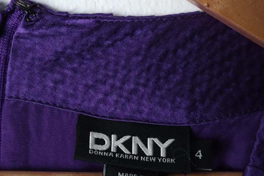 W(S) DKNY 디케이앤와이 도나카란 반팔 티셔츠 퍼플-13586 상품이미지5