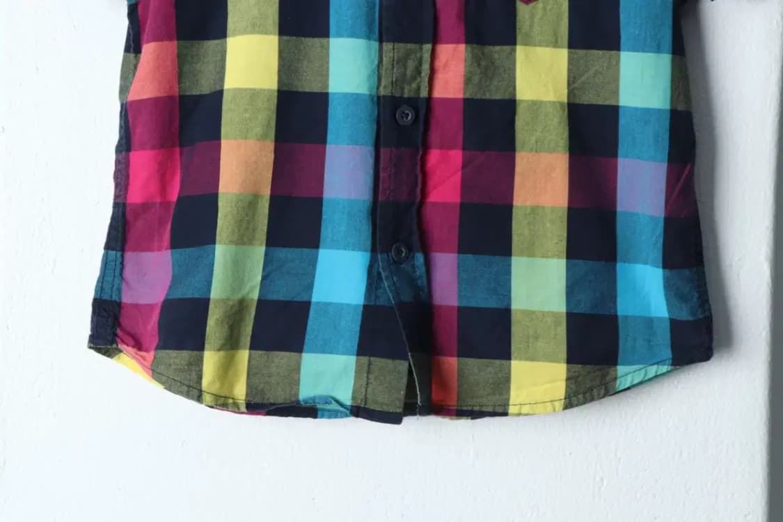 (F) 리바이스 반팔셔츠 남방 아동 키즈 체크-13624 상품이미지4