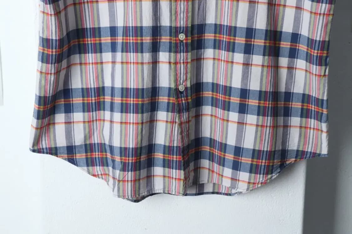 (L-XL) 폴로 랄프로렌 반팔셔츠 남방 체크 컬러믹스 포니-13626 상품이미지4