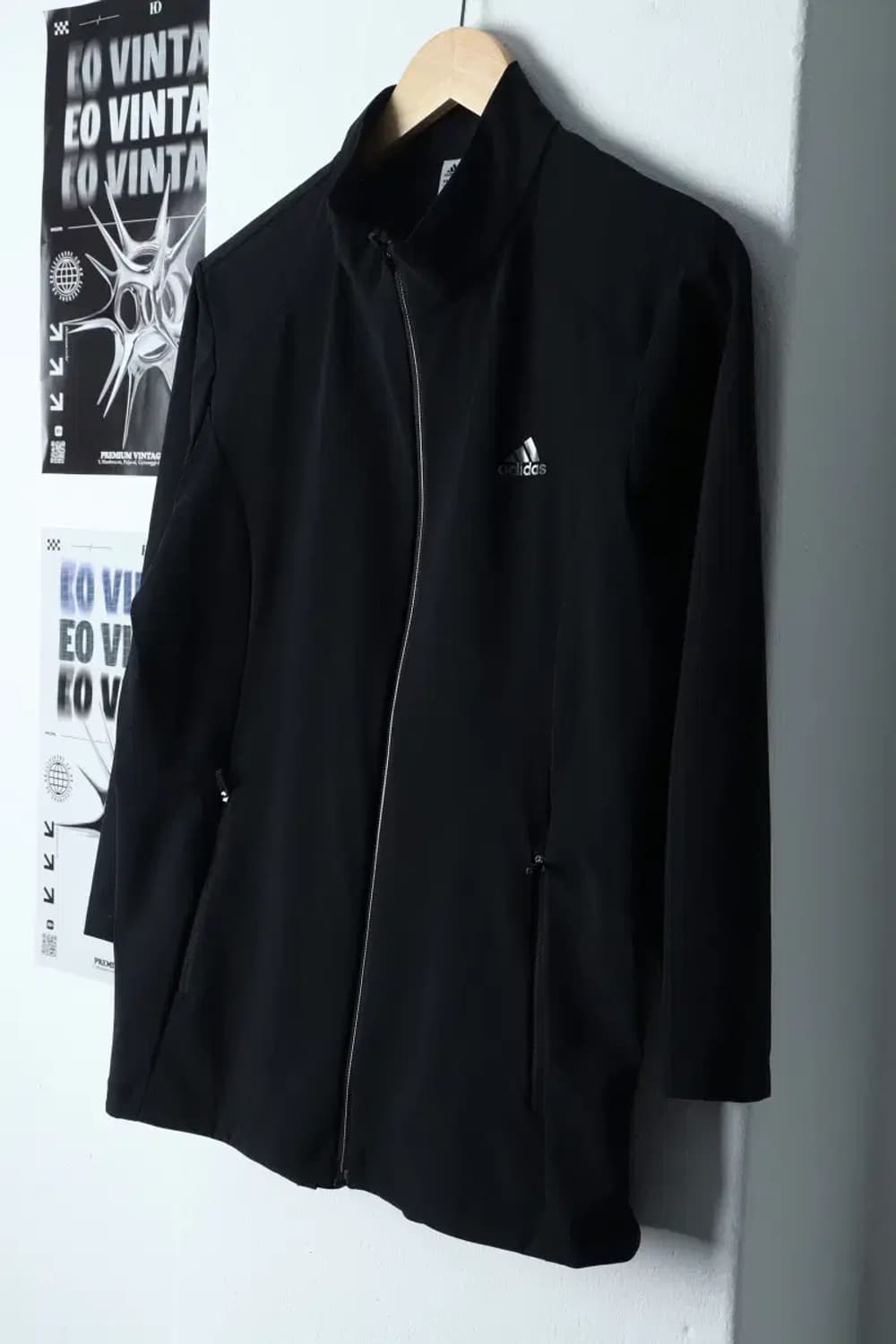 W(XL) 아디다스 집업져지 트랙탑 기능성 블랙 한정판-13629 상품이미지1