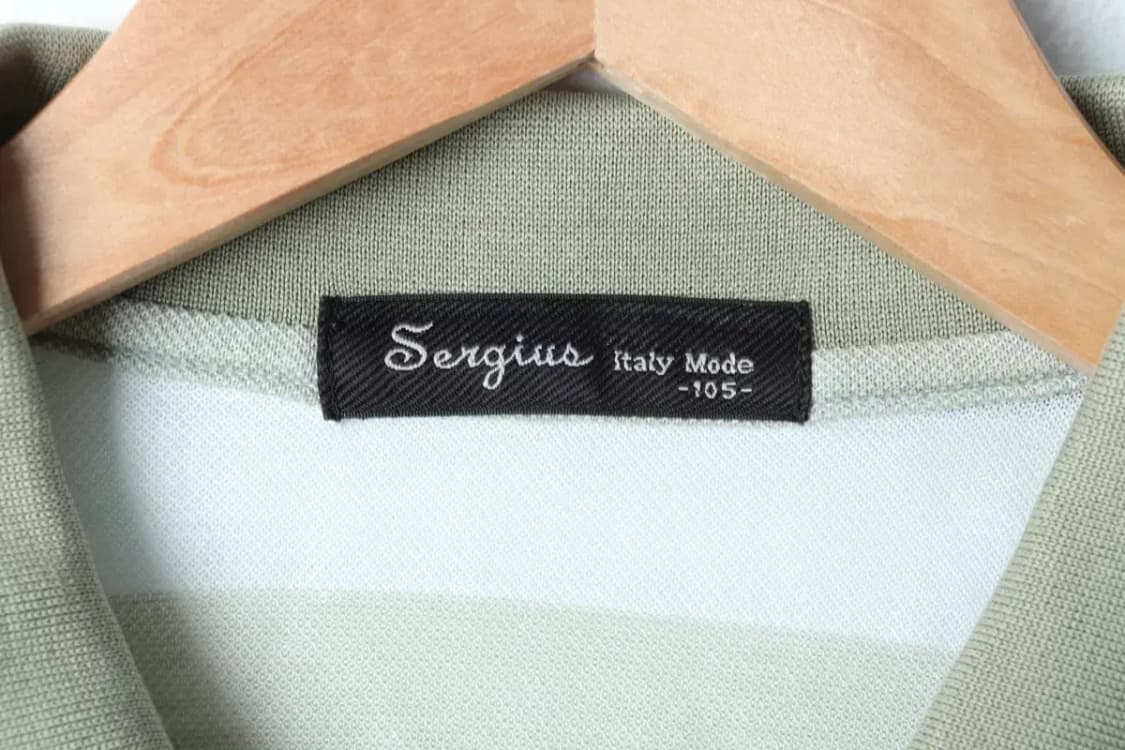 (XL) 브랜드빈티지 반팔 카라 티셔츠 세르지오 스트라이프-136C5 상품이미지5
