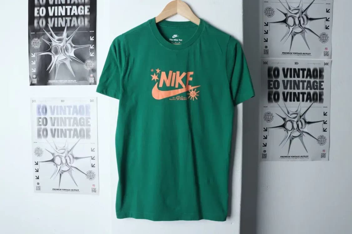 (XL) 나이키 반팔 티셔츠 그린 키즈 로고-13653 상품이미지2