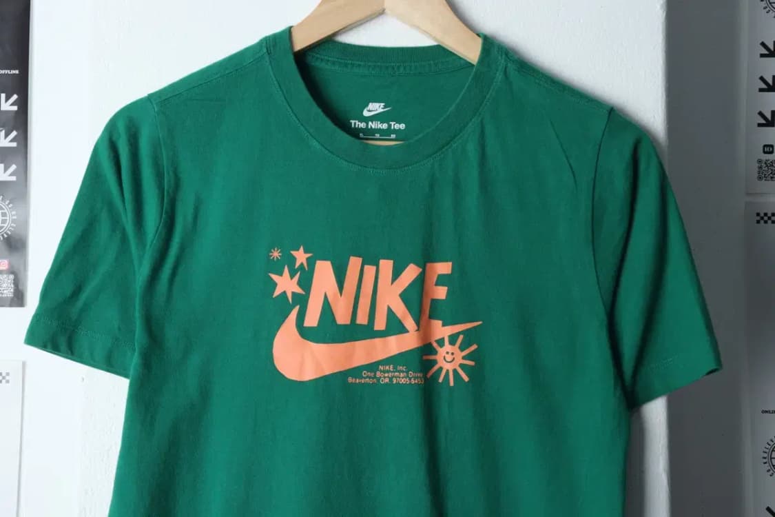 (XL) 나이키 반팔 티셔츠 그린 키즈 로고-13653 상품이미지3