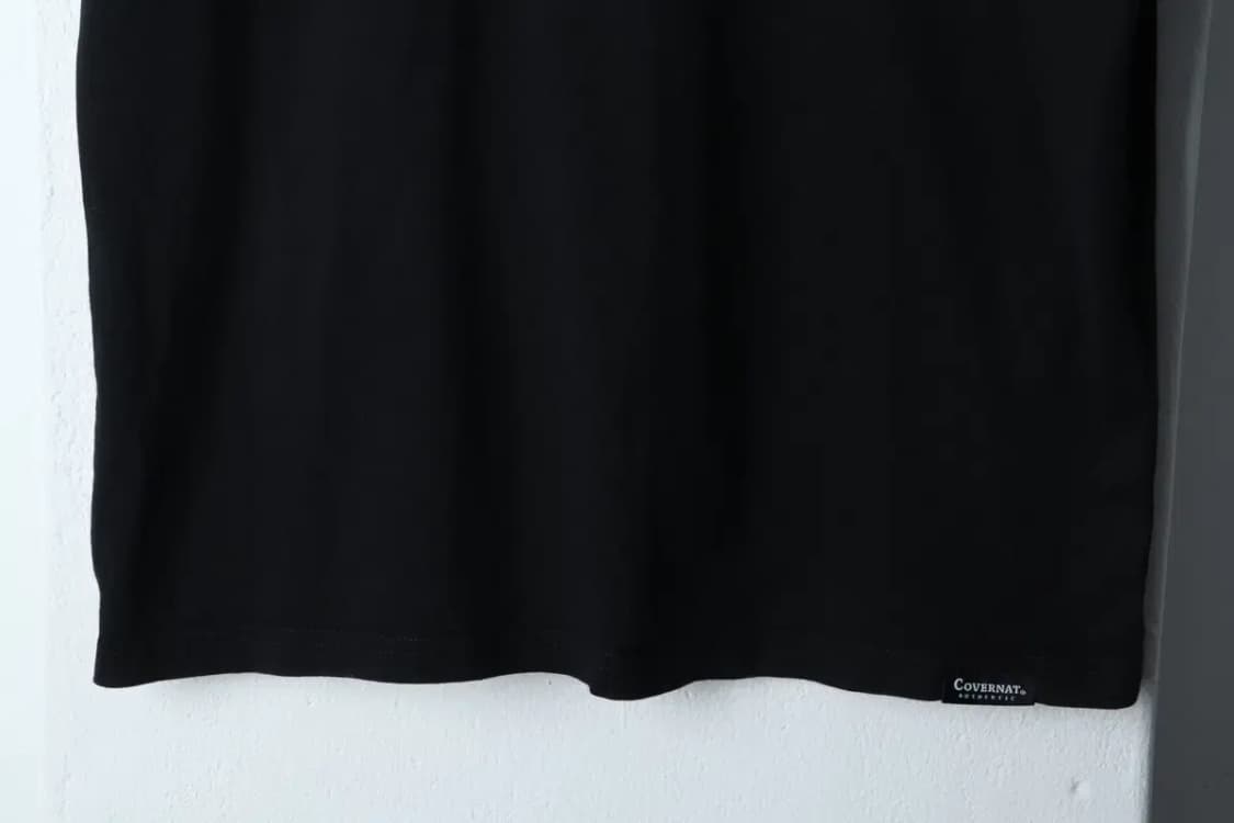 (S) 커버낫 반팔 티셔츠 로고 블랙 올드스쿨-13657 상품이미지4