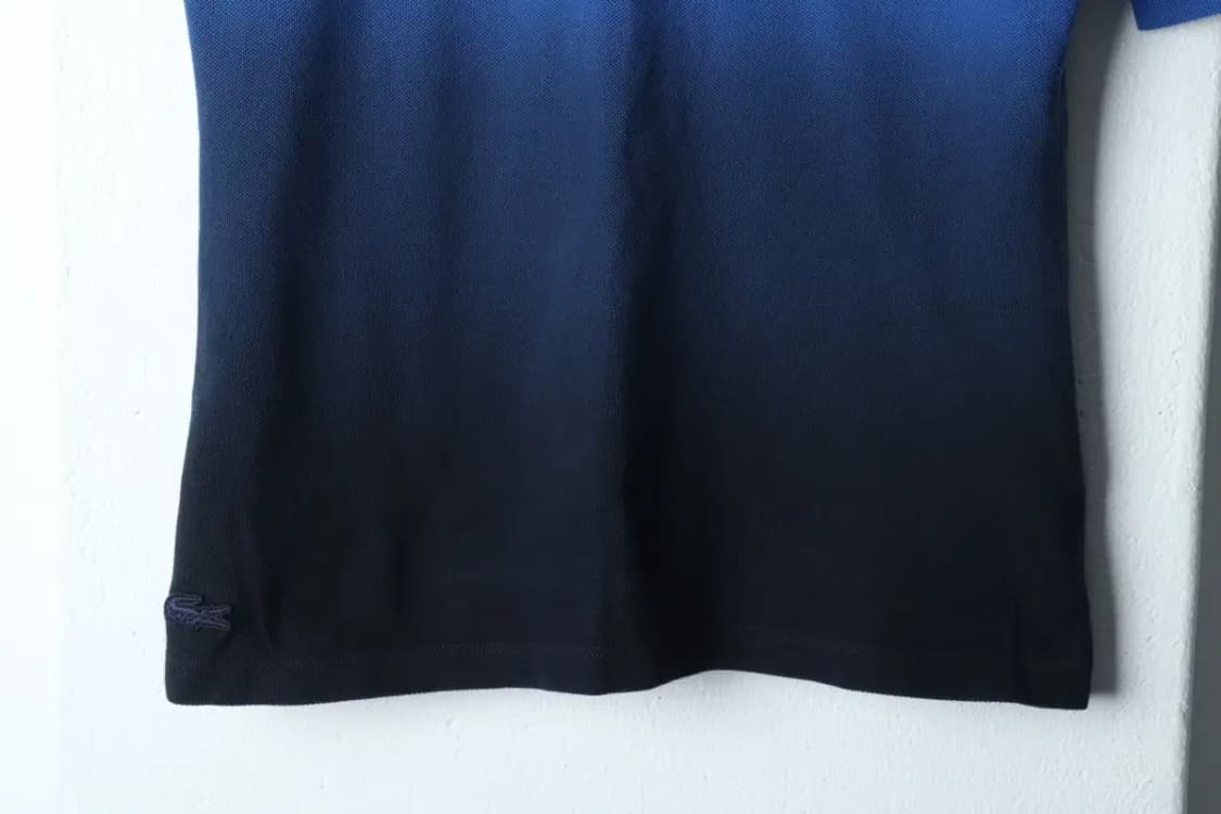 W(S) 라코스테 반팔 카라 티셔츠 투톤 블루 올드스쿨-1367C 상품이미지4