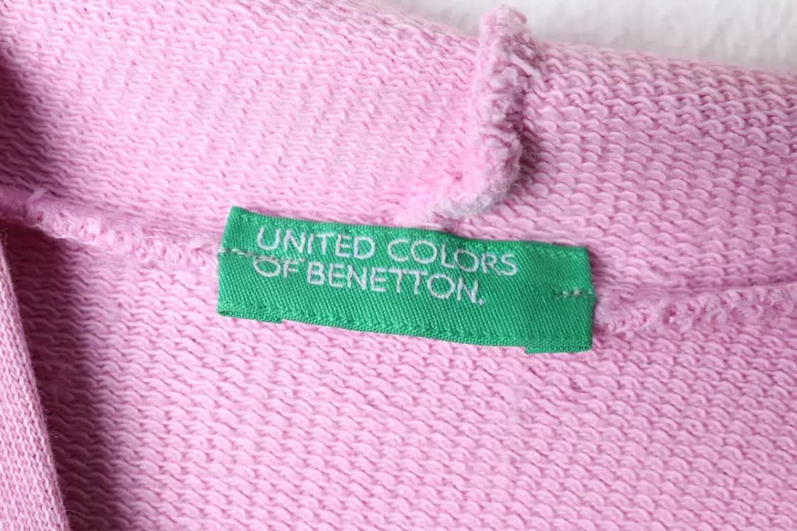 W(S) 베네통 후드티셔츠 크롭 핑크 한정판-135AA 상품이미지5