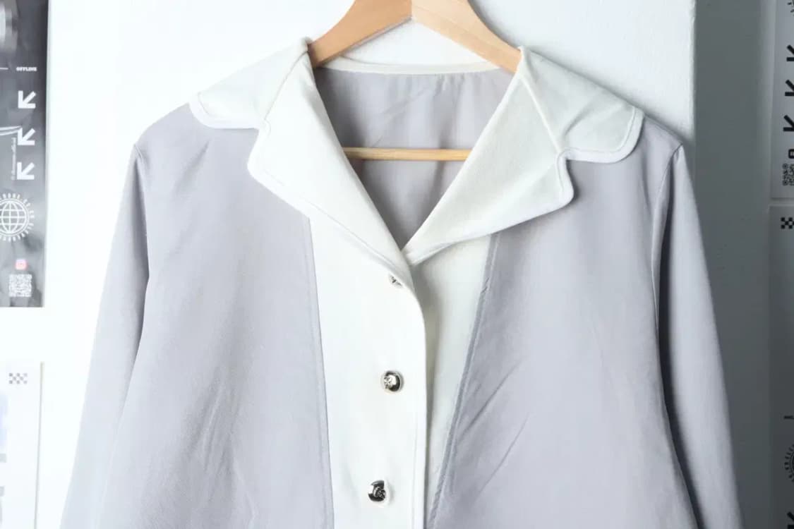W(L) 브랜드빈티지 반팔 카라 티셔츠 한섬 블라우스-135C4 상품이미지3